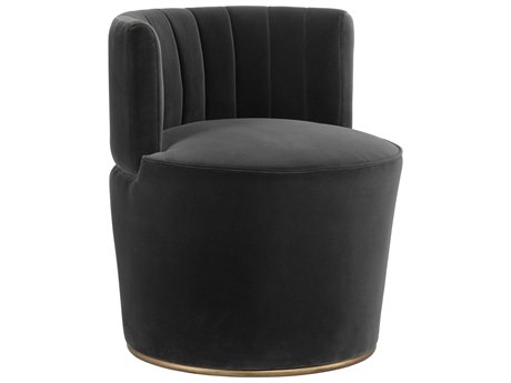 Sunpan Mixt August Gray Fabric Accent Chair