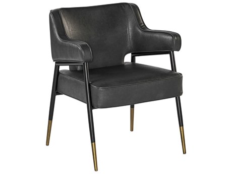 Sunpan Irongate Derome Gray Arm Dining Chair