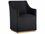 Sunpan Irongate Zane Wheeled 24" Rolling Beige Fabric Accent Chair  SPN102675