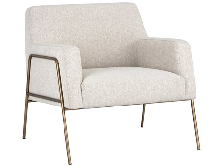 Sunpan Mixt Cybil Cream Fabric Accent Chair