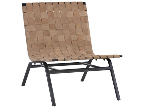 Sunpan Omari Tan Leather Accent Chair