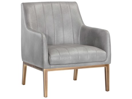 Sunpan Irongate Wolfe Gray Accent Chair