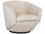 Sunpan 5west Treviso Swivel 30" Blue Fabric Accent Chair  SPN105356