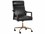 Sunpan Westport Gray Leather Adjustable Swivel Executive Desk Chair  SPN106092