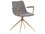 Sunpan Junction Andres Ply Wood Gray Fabric Upholstered Arm Dining Chair  SPN106208