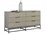 Sunpan Rebel 66" Wide 6-Drawers Beige Oak Wood Double Dresser  SPN108498