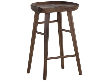 Sunpan Dominic Walnut Wood Counter Stool