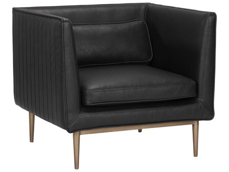 Sunpan Irongate Batavia Black Accent Chair