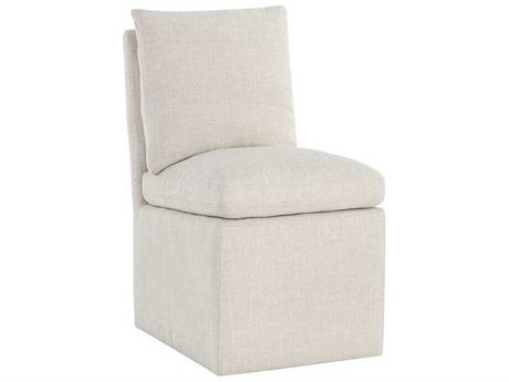 Sunpan 5west Glenrose White Upholstered Side Dining Chair
