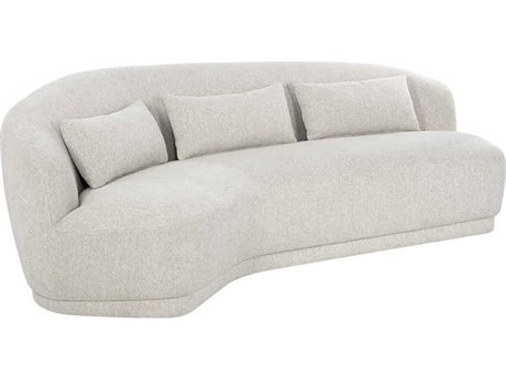 Sunpan Soraya Dove Cream Upholstered Sofa