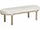 Sunpan 59" Gold Fabric Upholstered Accent Bench  SPN107142