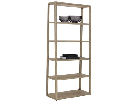 Sunpan Doncaster Grey Bookcase