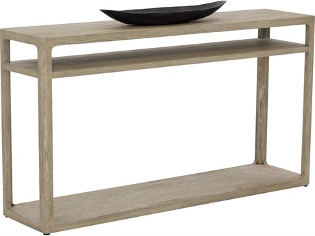 Sunpan Doncaster Rectangular Wood Grey Console Table