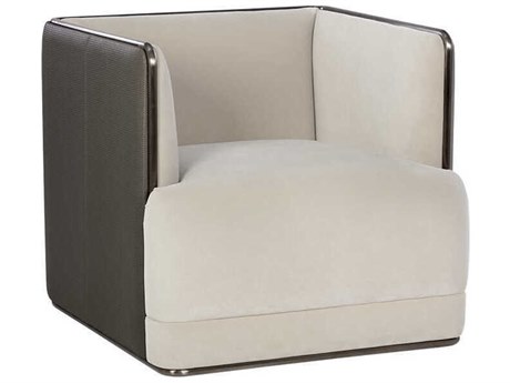 Sunpan Sierra White Fabric Accent Chair