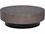 Sunpan Bernaby Round Metal Antique Brass Black Coffee Table  SPN106005