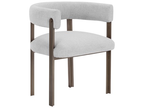 Sunpan Mae Gray Upholstered Dining Chair