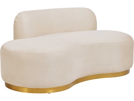 Sunpan Cassey Casablanca Cloud White Upholstered Accent Bench