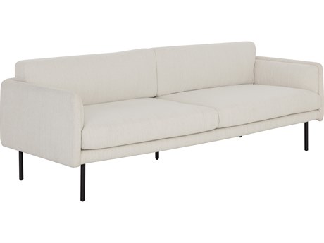 Sunpan Luella Cream Upholstered Sofa