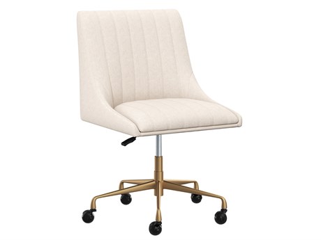 Sunpan Halden Halden Office Chair Beige Linen