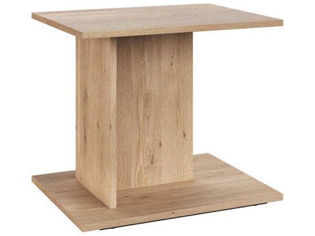 Sunpan Madsen Rectangular Wood Natural End Table