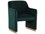 Sunpan Jaime White Fabric Upholstered Arm Dining Chair  SPN110833