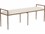 Sunpan Esai 59" Zenith Taupe Grey Fabric Upholstered Accent Bench  SPN110136