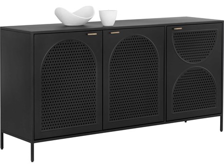 Sunpan Aziza 59" Black Sideboard