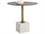 Sunpan Kata 32" Grey Marble Round Metal Bar Table  SPN109640