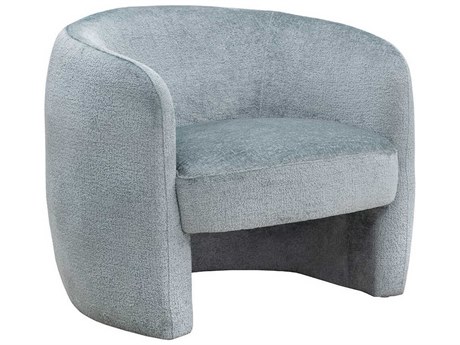 Sunpan Mircea Blue Fabric Accent Chair