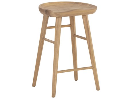 Sunpan Dominic Light Oak Wood Bar Stool