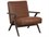 Sunpan Mixt Peyton 26" Gray Leather Accent Chair  SPN103522
