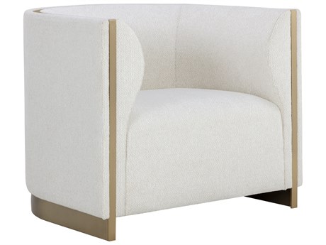 Sunpan Larron Cream Accent Chair