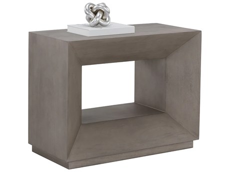 Sunpan Thales Gray Acacia Wood Nightstand