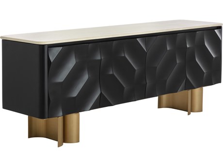 Sunpan Lautrec 82" Black Sideboard