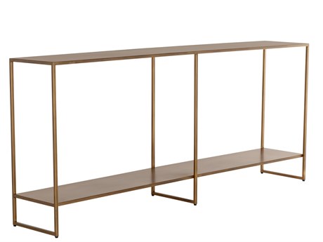 Sunpan Eiffel Rectangular Metal Console Table
