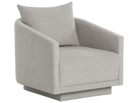 Sunpan Gann Gray Accent Chair