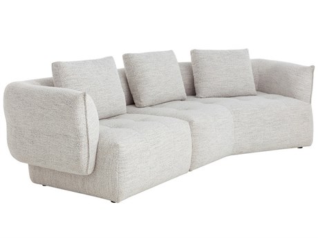 Sunpan Emmeline Gray Upholstered Sofa
