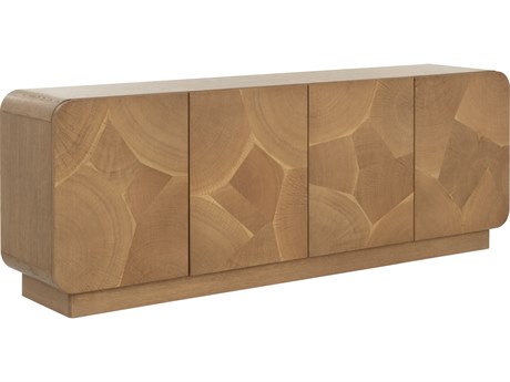 Sunpan Fauna 88" Oak Wood Brown Sideboard