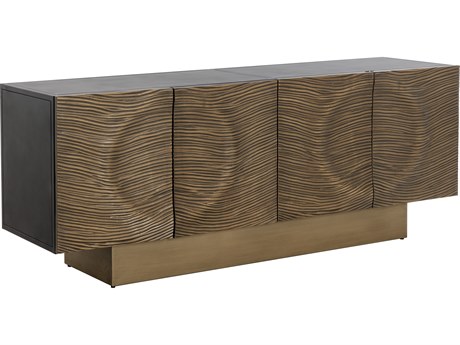Sunpan Dharkan 71" Black Sideboard