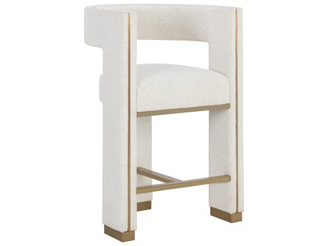 Sunpan Adamina Cream Upholstered Counter Stool