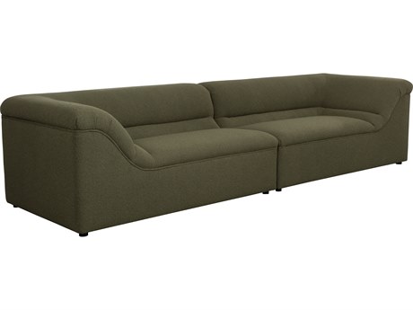 Sunpan Gladys Green Upholstered Sofa