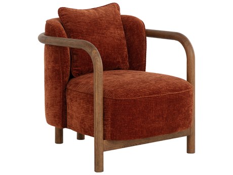 Sunpan Beatrice Brown Accent Chair