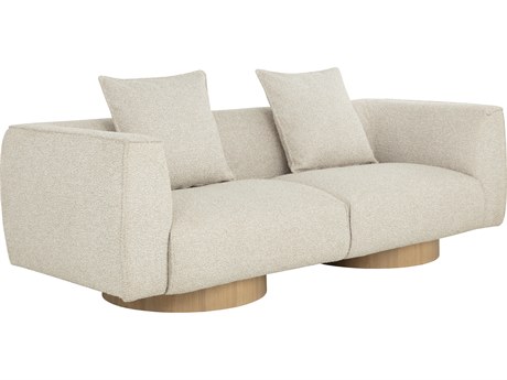 Sunpan Mattis Taupe Beige Upholstered Sofa