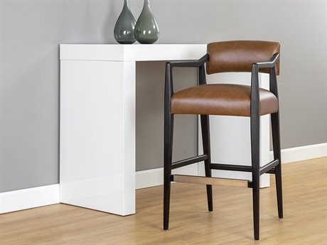 Sunpan Ikon Ash Wood Bar Dining Room Set