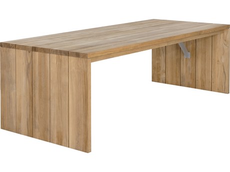 Sunpan Outdoor Viga Teak Wood Natural 94.5''W x 39.5''D Rectangular Dining Table