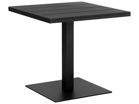 Sunpan Outdoor Merano Black 32'' Wide Square Bistro Table