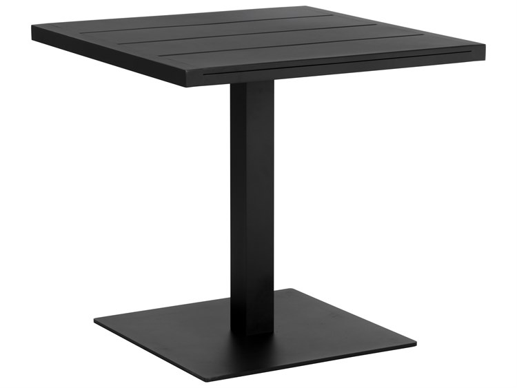 Sunpan Outdoor Merano Black 32'' Wide Square Bistro Table