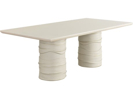 Sunpan Outdoor Alanya Concrete Cream 84''W x 44''D Rectangular Dining Table