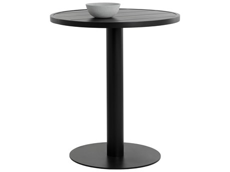 Sunpan Outdoor Merano Aluminum Round Bar Table
