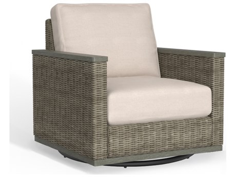 South Sea Rattan Timberline Quick Ship Wicker Cushion Lounge Chair